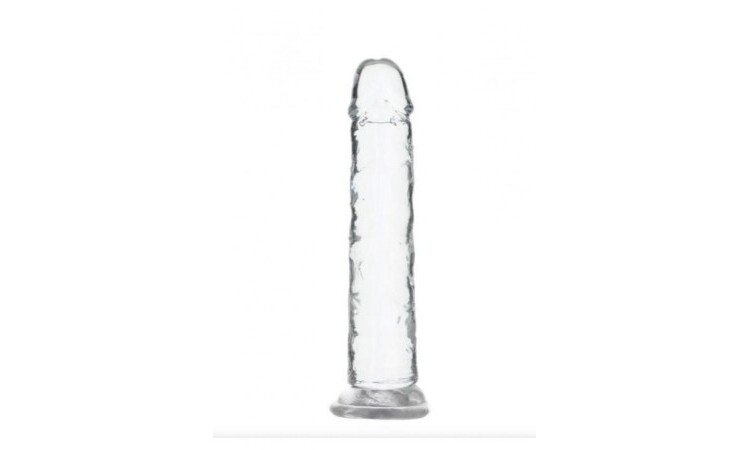 Crystal Addiction - Transparent Dildo - 18 cm - Image 1