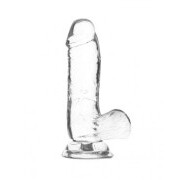 Crystal Addiction - Transparent Dildo - 15 cm - Image 1