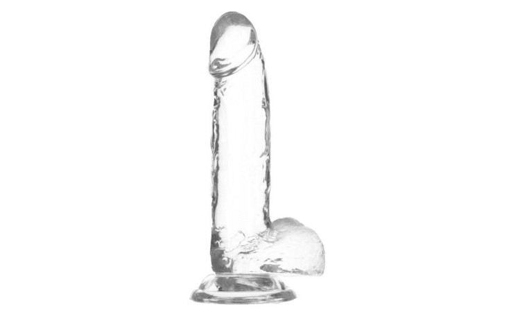 Crystal Addiction - Transparent Dildo - 19 cm - Image 1