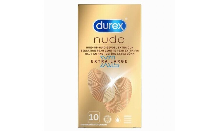 Durex Condoms Nude XL - 10 pcs - Image 1