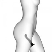 Strap On Me - Point - G and P Spot Stimulation Dildo - M - Image 4