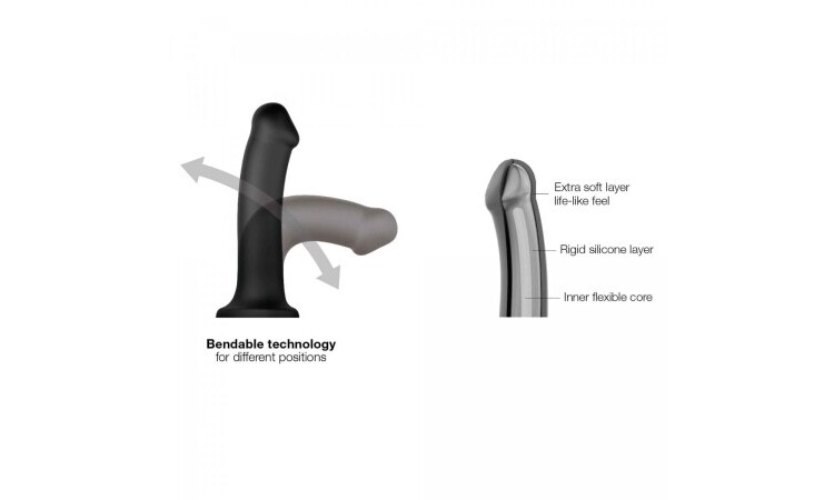 Strap On Me - Flexible Silicone Dildo - L - Image 4