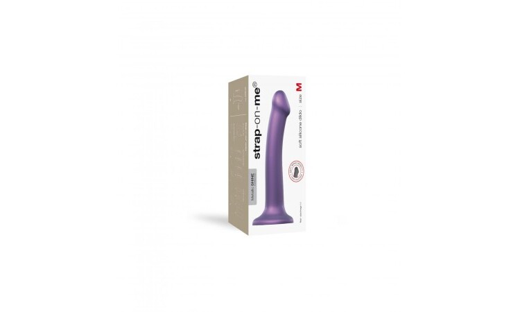 Strap On Me - Silicone Dildo - Purple - M - Image 3
