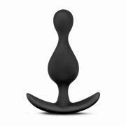 Anal Adventures Platinum - Wave Plug - Black - Image 1