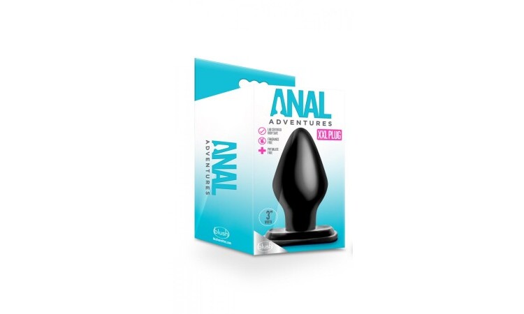 Anal Adventures - XXL Plug - Black - Image 2