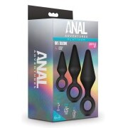 Anal Adventures Platinum - Silicone Anal Plug Set - Image 2