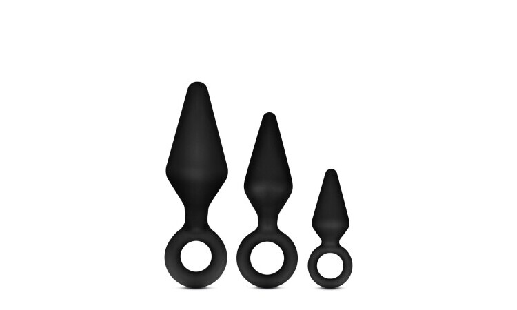 Anal Adventures Platinum - Silicone Anal Plug Set - Image 1