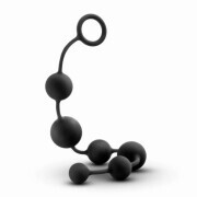 Anal Adventures Platinum - Silicone Anal Beads - Large - Image 1