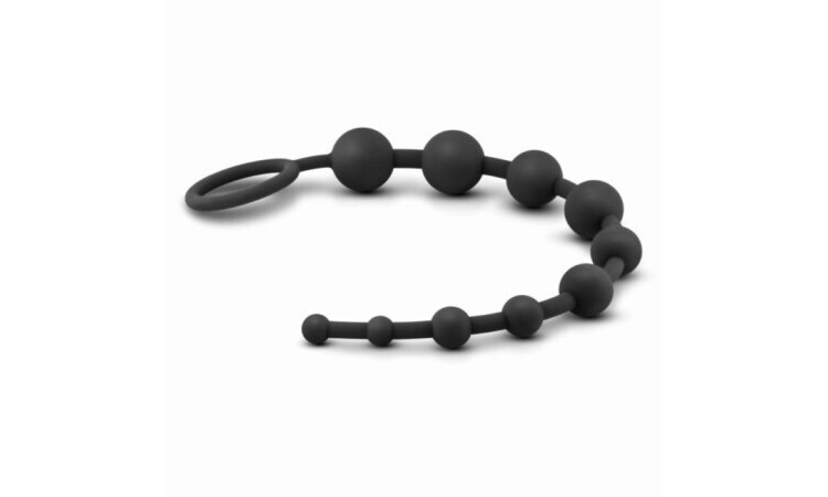 Anal Adventures Platinum - Silicone Anal Beads - Image 2