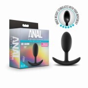 Anal Adventures Platinum - Silicone Vibra Slim Plug -Medium - Image 3