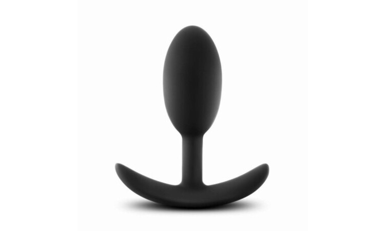 Anal Adventures Platinum - Silicone Vibra Slim Plug -Medium - Image 1