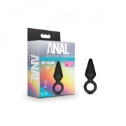 Anal Adventures Platinum - Silicone Anal Plug - Small - Image 1