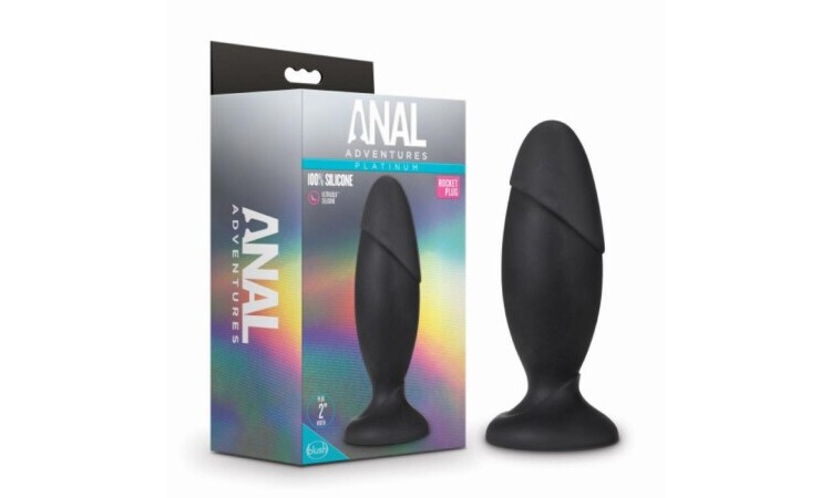 Anal Adventures Platinum - Silicone Rocket Plug - Image 2