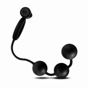 Anal Adventures Platinum - Anal Beads with Vibrating Cockring - Image 2