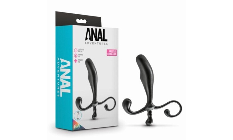 Anal Adventures - Prostate Stimulator - Black - Image 3