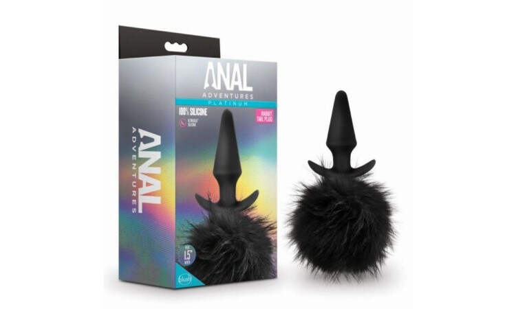 Anal Adventures Platinum - Rabbit Tail Plug - Image 3