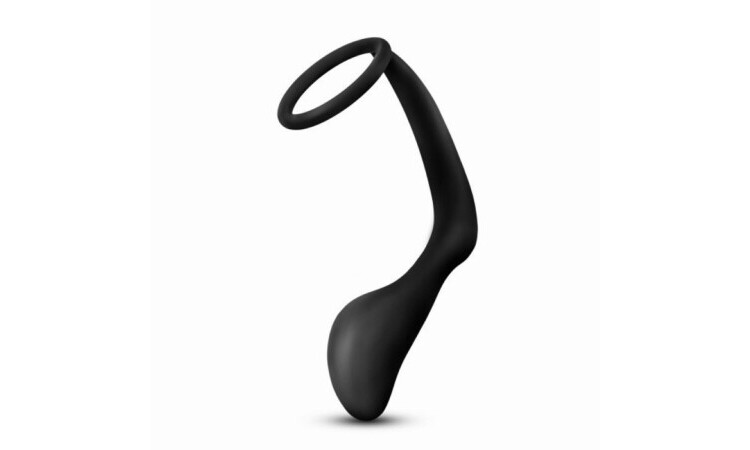 Anal Adventures Platinum - Cock Ring Anal Plug - Image 2
