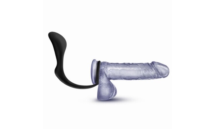 Anal Adventures Platinum - Cock Ring Anal Plug - Image 4