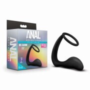 Anal Adventures Platinum - Cock Ring Anal Plug - Image 5