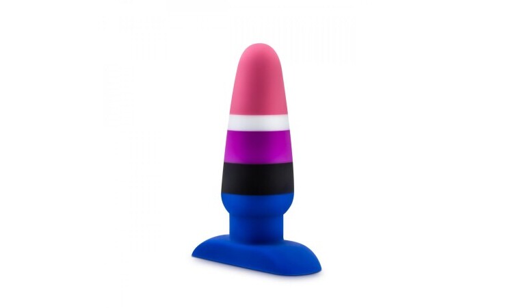 Avant - Pride Silicone Anal Plug - Fluid - Image 2