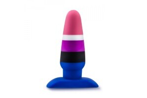 Avant - Pride Silicone Anal Plug - Fluid
