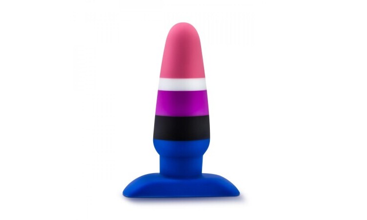 Avant - Pride Silicone Anal Plug - Fluid - Image 1