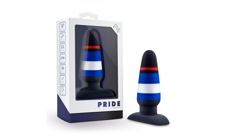 Avant - Pride Silicone Anal Plug - Power Play - Image 5