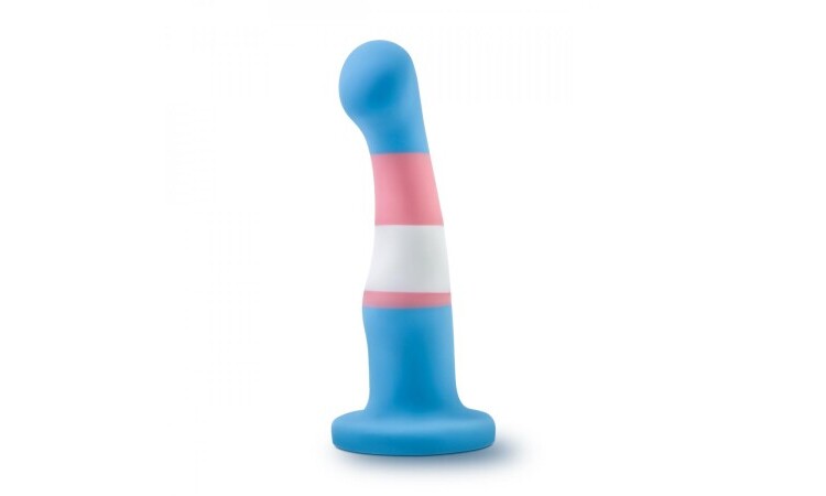 Avant - Pride Silicone Dildo With Suction Cup - True Blue - Image 2