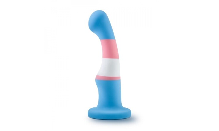 Avant - Pride Silicone Dildo With Suction Cup - True Blue - Image 1