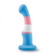Avant - Pride Silicone Dildo With Suction Cup - True Blue - Image 1