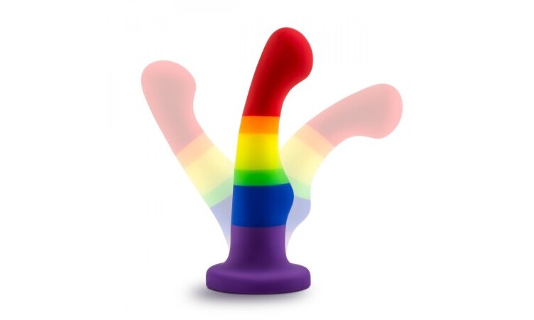 Avant - Pride Silicone Dildo With Suction Cup - Freedom - Image 5