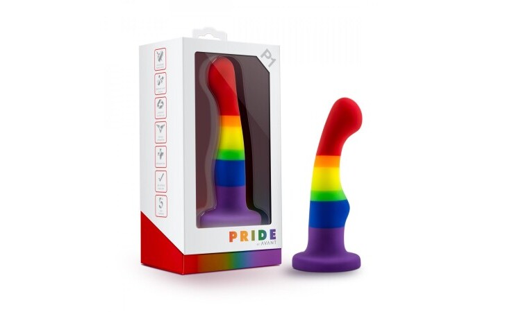 Avant - Pride Silicone Dildo With Suction Cup - Freedom - Image 6