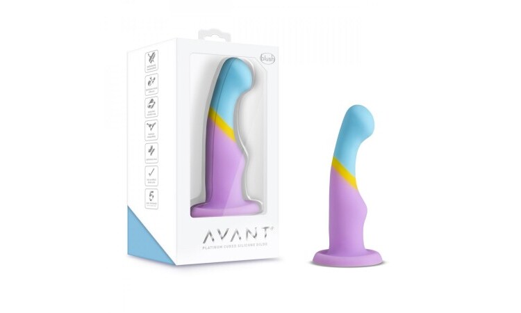 Avant - Silicone Dildo With Suction Cup - Heart of Gold - Image 6