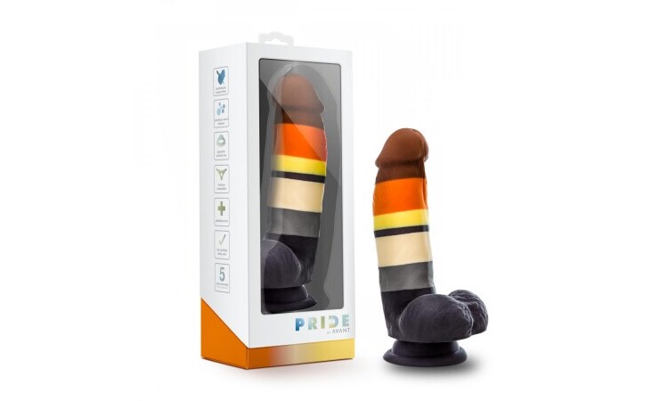 Avant - Pride Silicone Dildo With Suction Cup - Bear - Image 2