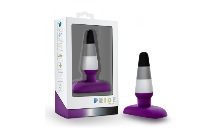 Avant - Pride Silicone Anal Plug - Ace - Image 3