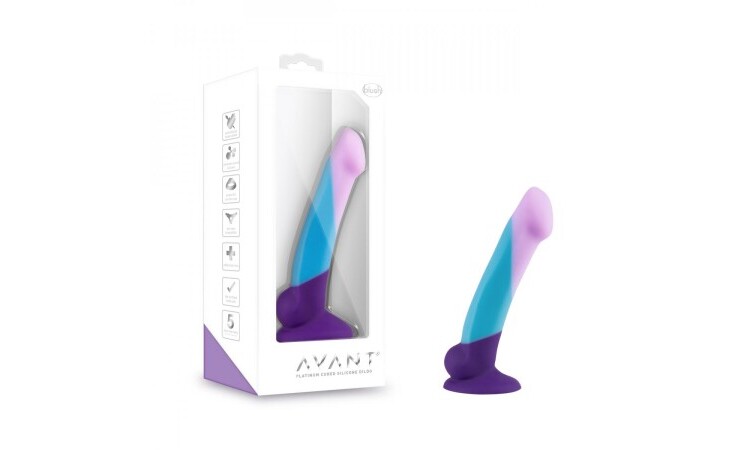 Avant - Silicone Dildo With Suction Cup - Purple Haze - Image 5