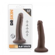 Dr. Skin - Realistic Dildo With Suction Cup 5.5'' - Chocolate - Image 6