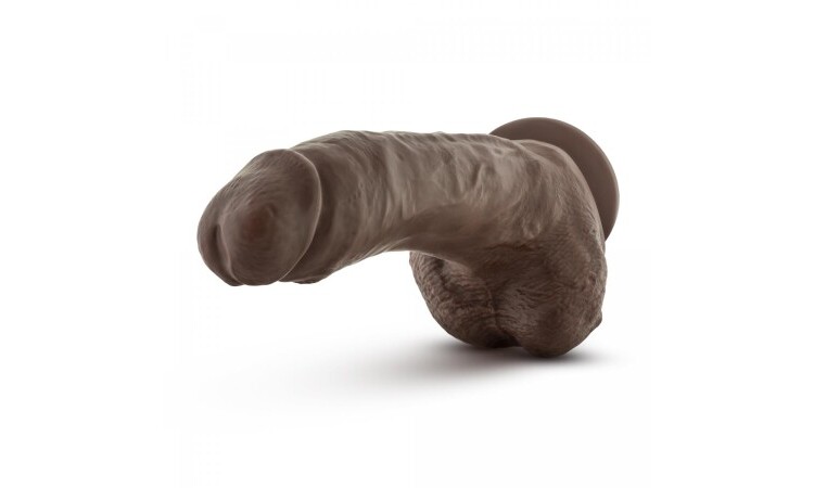 Dr. Skin - Mr. Mayor Dildo With Suction Cup 9'' - Chocolate - Image 3
