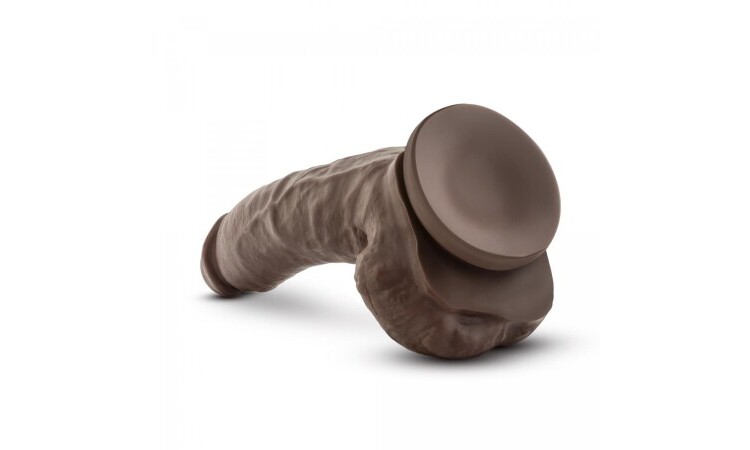 Dr. Skin - Mr. Mayor Dildo With Suction Cup 9'' - Chocolate - Image 4