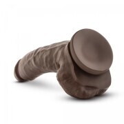 Dr. Skin - Mr. Mayor Dildo With Suction Cup 9'' - Chocolate - Image 4