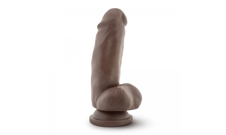 Dr. Skin - Mr. Smith Dildo with Suction Cup 7'' - Chocolate - Image 2