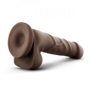 Dr. Skin - Realistic Dildo With Suction Cup 7.75'' - Chocolate - Image 4