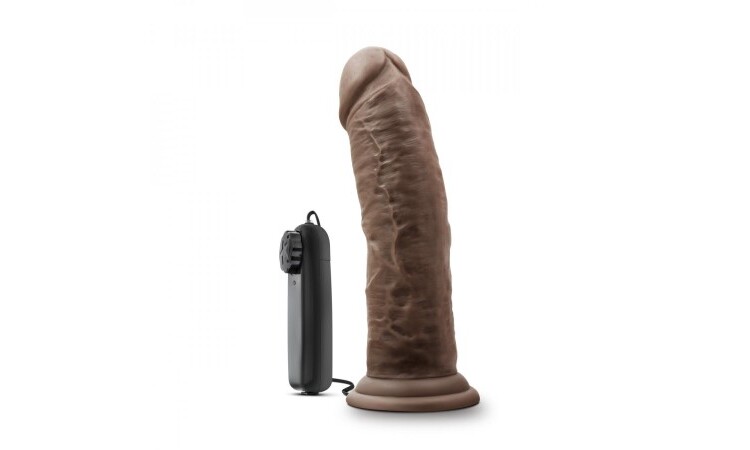 Dr. Skin - Dr. Joe Vibrator With Suction Cup 8'' - Chocolate - Image 2