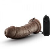 Dr. Skin - Dr. Joe Vibrator With Suction Cup 8'' - Chocolate - Image 3