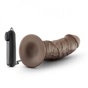 Dr. Skin - Dr. Joe Vibrator With Suction Cup 8'' - Chocolate - Image 4
