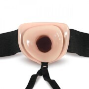 Dr. Skin - Hollow Strap On Dildo With Harnas 19 cm - Beige - Image 4