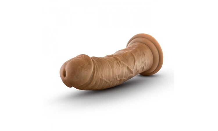 Dr. Skin - Realistic Dildo With Suction Cup 8'' - Mocha - Image 3