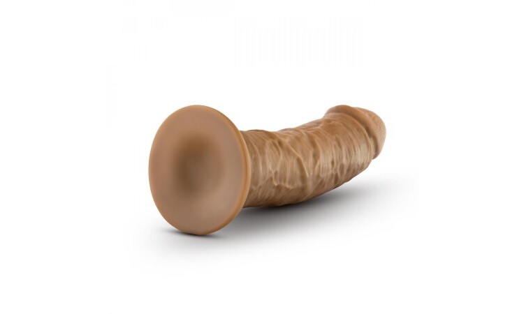 Dr. Skin - Realistic Dildo With Suction Cup 8'' - Mocha - Image 4