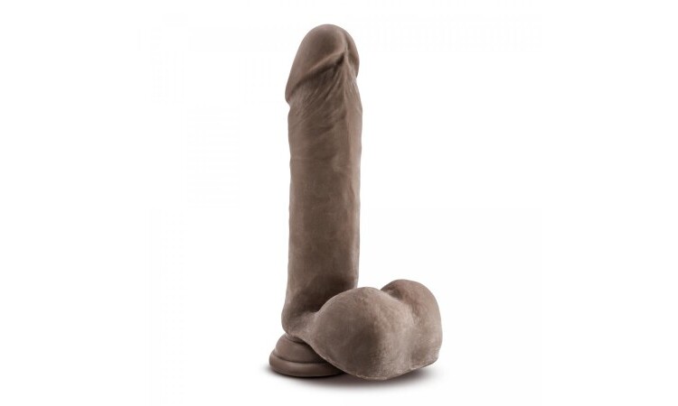 Dr. Skin - Mr. Magic - 9 inch Dildo with Suction Cup - Chocolate - Image 2