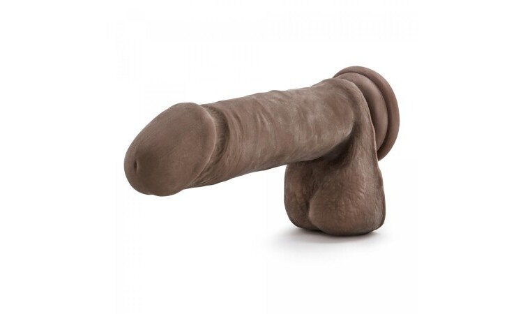 Dr. Skin - Mr. Magic - 9 inch Dildo with Suction Cup - Chocolate - Image 3